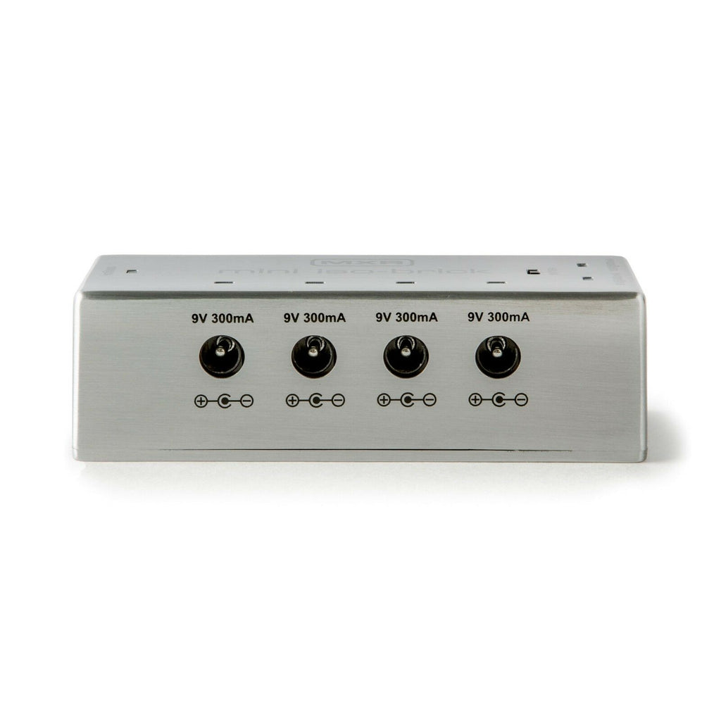MXR M239 Mini Iso-Brick power supply — rear view with DC cable connections