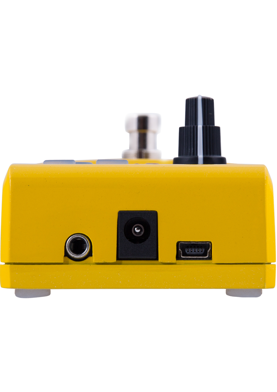 NUX Loop Core looper pedal - side jack view