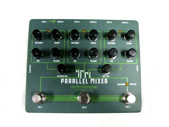 Used EHX Electro Harmonix Tri Parallel Mixer Guitar Effects Pedal