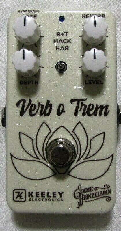 Used Keeley VoT Eddie Heinzelman Verb o Trem Reverb Tremolo Guitar Effects Pedal