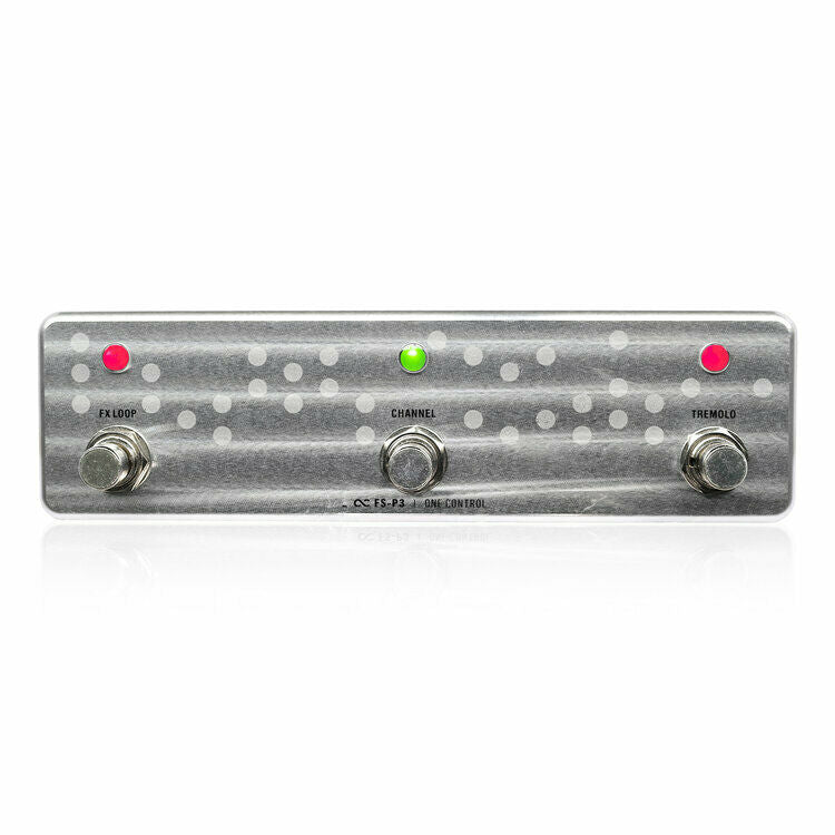 One Control BJF-S66 amp head — silver, rear panel connections