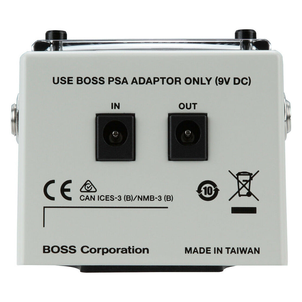 Boss TU-3S chromatic mini tuner input and output jacks