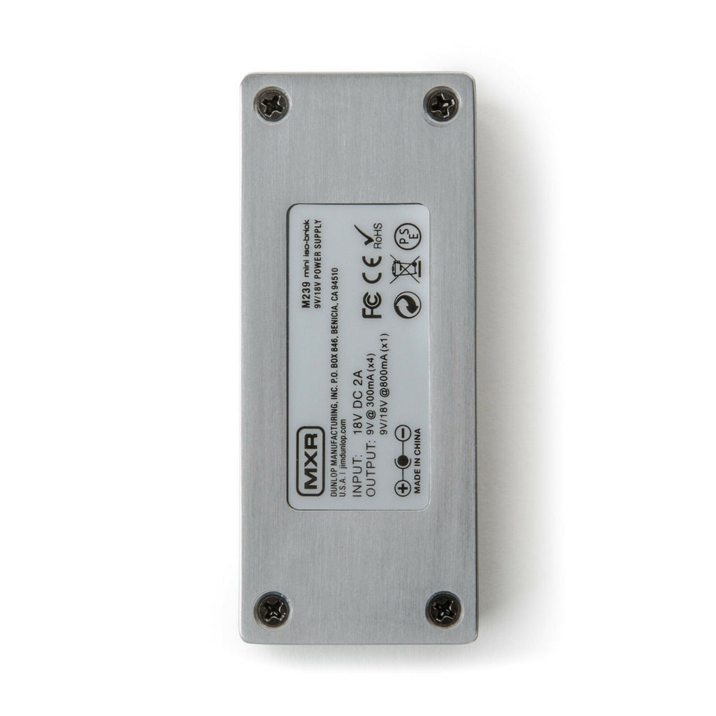 MXR M239 Mini Iso-Brick power supply — top view showing all 5 isolated outputs