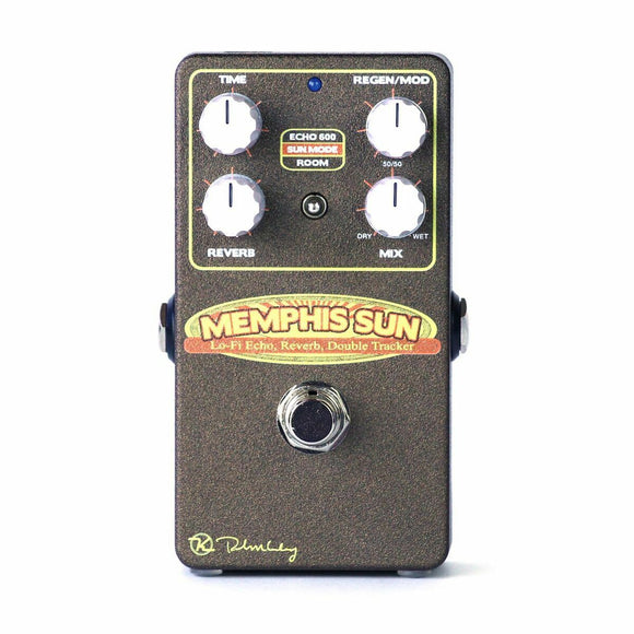 New Keeley Memphis Sun Lo-Fi Reverb, Echo and Double-Tracker Effects Pedal