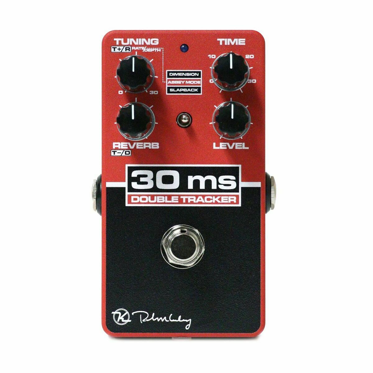 Keeley 30ms Double Tracker delay pedal — front view product photo