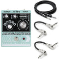 Death By Audio Apocalypse fuzz pedal with included guitar and patch cables