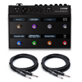 New Line 6 HX Effects multi-effects pedal, black, top view with eight footswitches