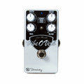 Keeley Vibe-O-Verb silver reverb pedal with Depth, Decay, Rate, and Blend knobs
