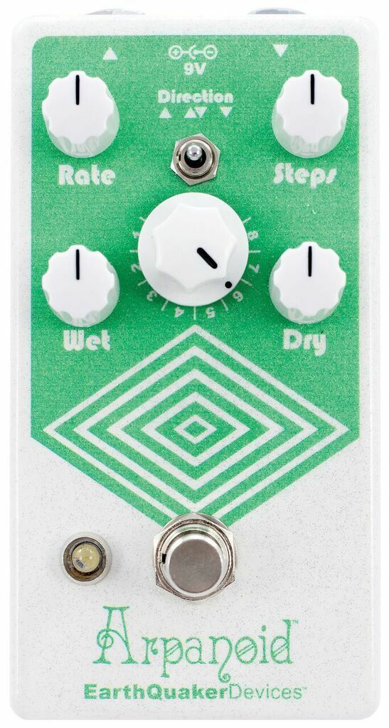 EarthQuaker Arpanoid V2 arpeggiator pedal — control knobs detail