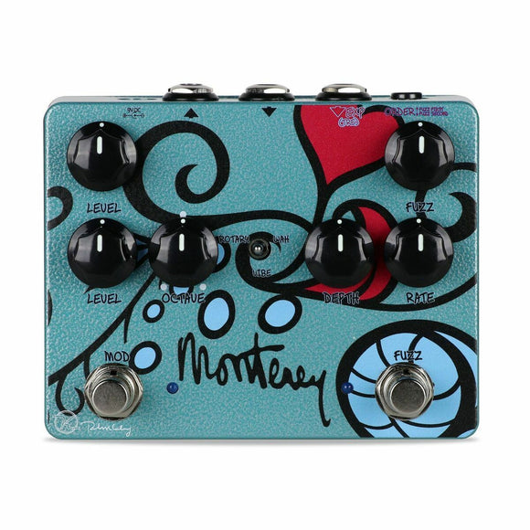 New Keeley Monterey Rotary Fuzz Vibe Guitar Effects Pedal