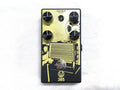 Walrus Audio 385 overdrive guitar pedal — matte black with yellow projector artwork