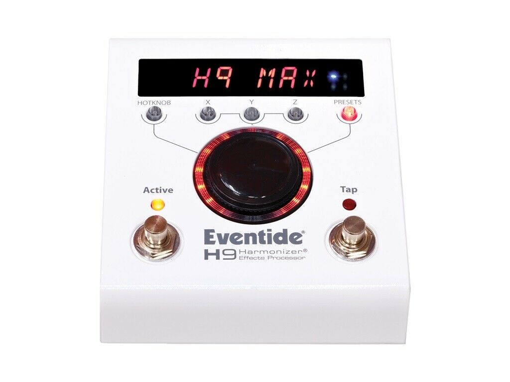 Used Eventide H9 MAX harmonizer effects processor — top view with display