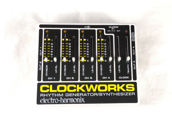 Used EHX Electro-Harmonix Clockworks Guitar Effects Pedal