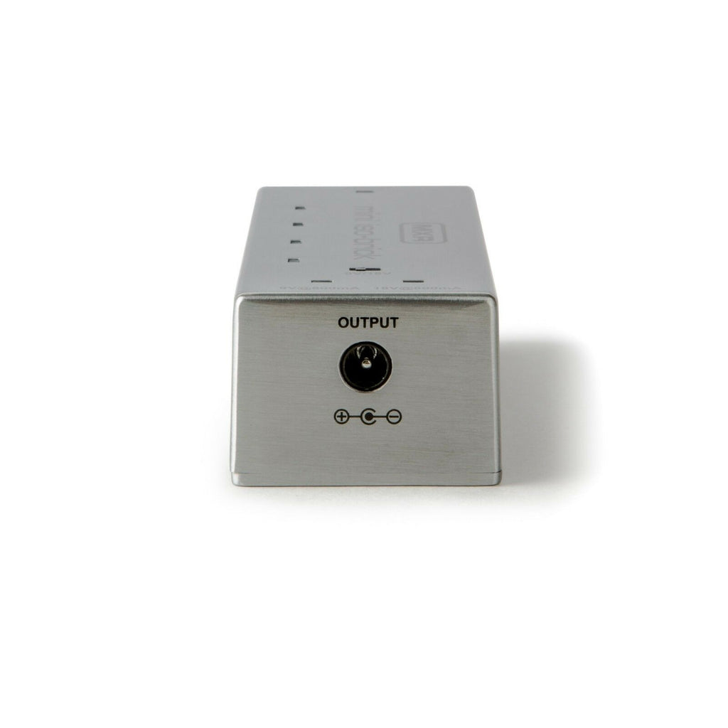 MXR M239 Mini Iso-Brick power supply — LED status indicators detail