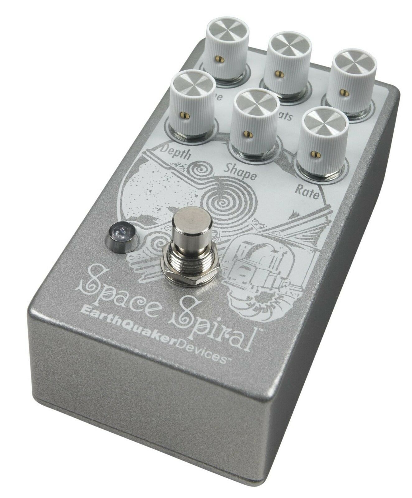 New Earthquaker Devices Space Spiral V2 analog-voiced digital Delay Guitar Pedal