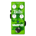 Wampler Belle transparent overdrive mini pedal — green enclosure, top view