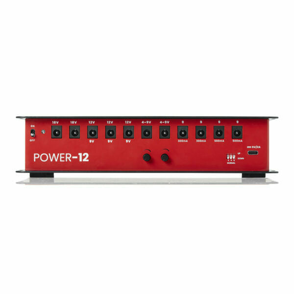 Gator GTR-PWR-12 power supply — angled view of isolated outputs