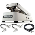 New Xotic XW-1 Wah pedal in white with two patch cables and a guitar cable included