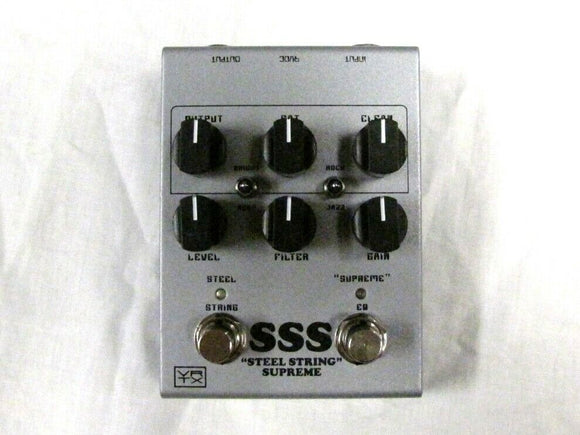 Used Vertex Steel String Supreme SSS Overdrive Guitar Effects Pedal