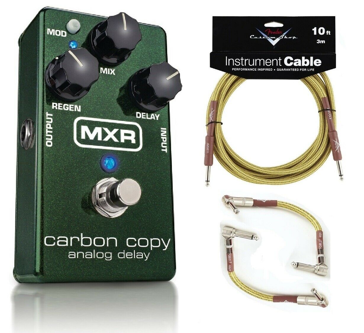 New MXR M169 Carbon Copy Analog Delay green guitar effects pedal