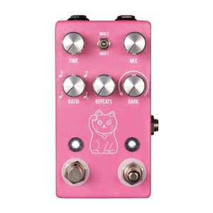 New JHS Lucky Cat Pink Guitar Effects Pedal
