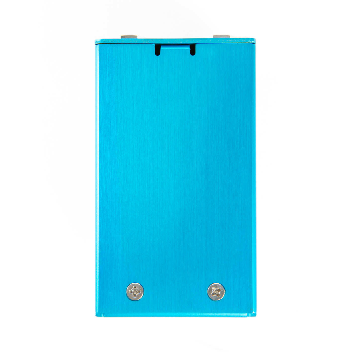 Way Huge WM71 Aqua-Puss analog delay — teal enclosure side angle