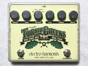 Used Electro-Harmonix EHX Turnip Greens Overdrive Multi-Effect Guitar Pedal