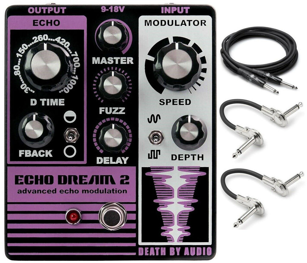 New Death By Audio Echo Dream 2 Echo Modulation Guitar Effects Pedal