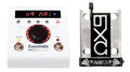 Eventide H9 MAX harmonizer with OX9 aux switch — top view both units