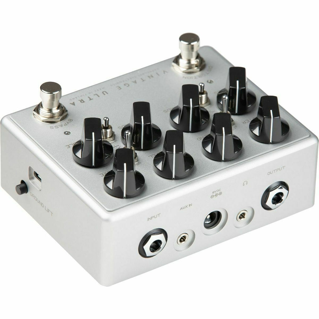 Darkglass Vintage Ultra V2 bass overdrive pedal side view