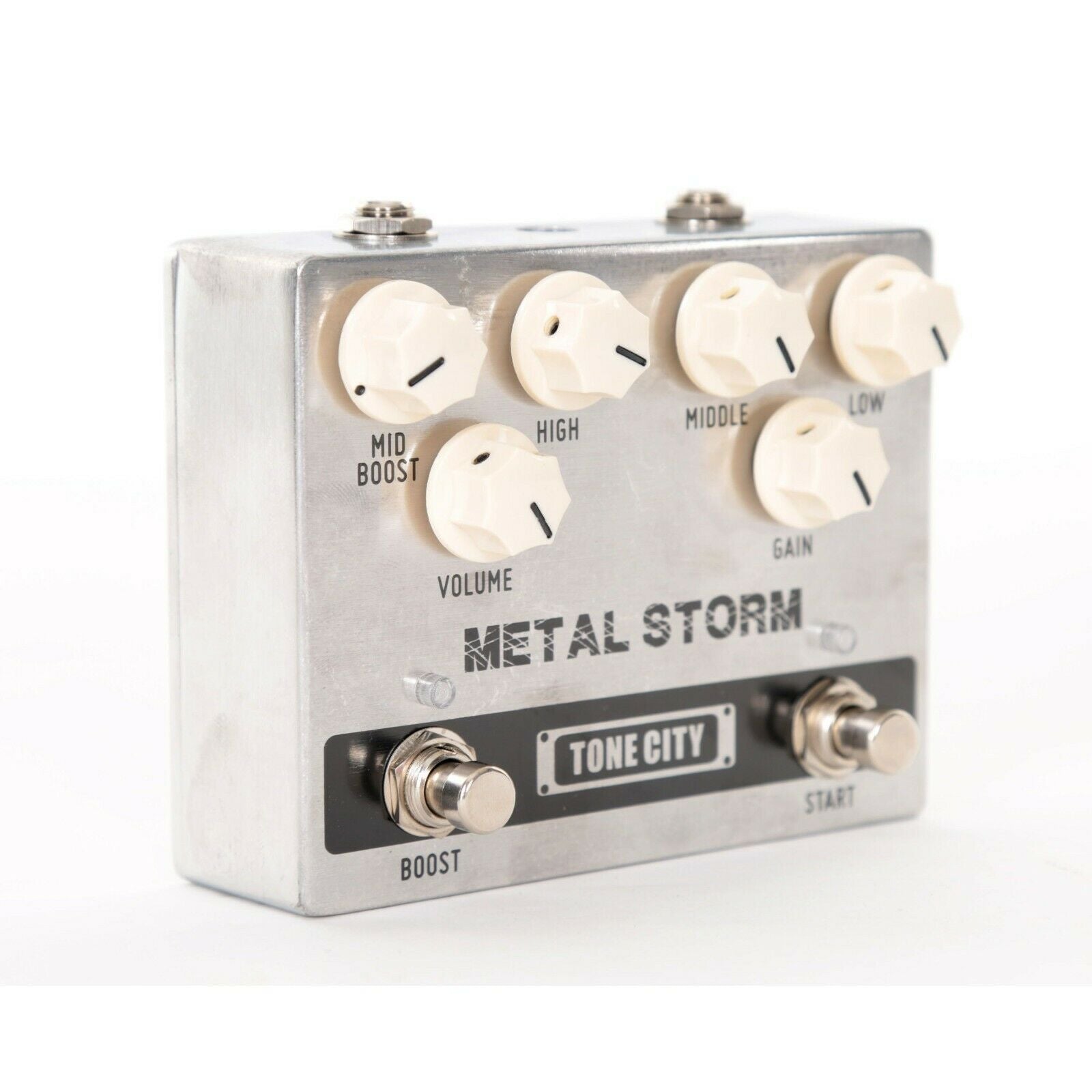Tone City T38 Metal Storm distortion pedal controls