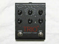 DigiTech Trio+ Band Creator Looper — black patterned enclosure, dual footswitch, top view