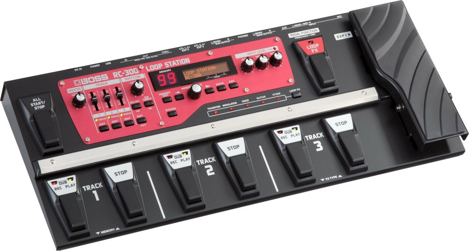 Used Boss RC300 Looper Guitar Effect Pedal