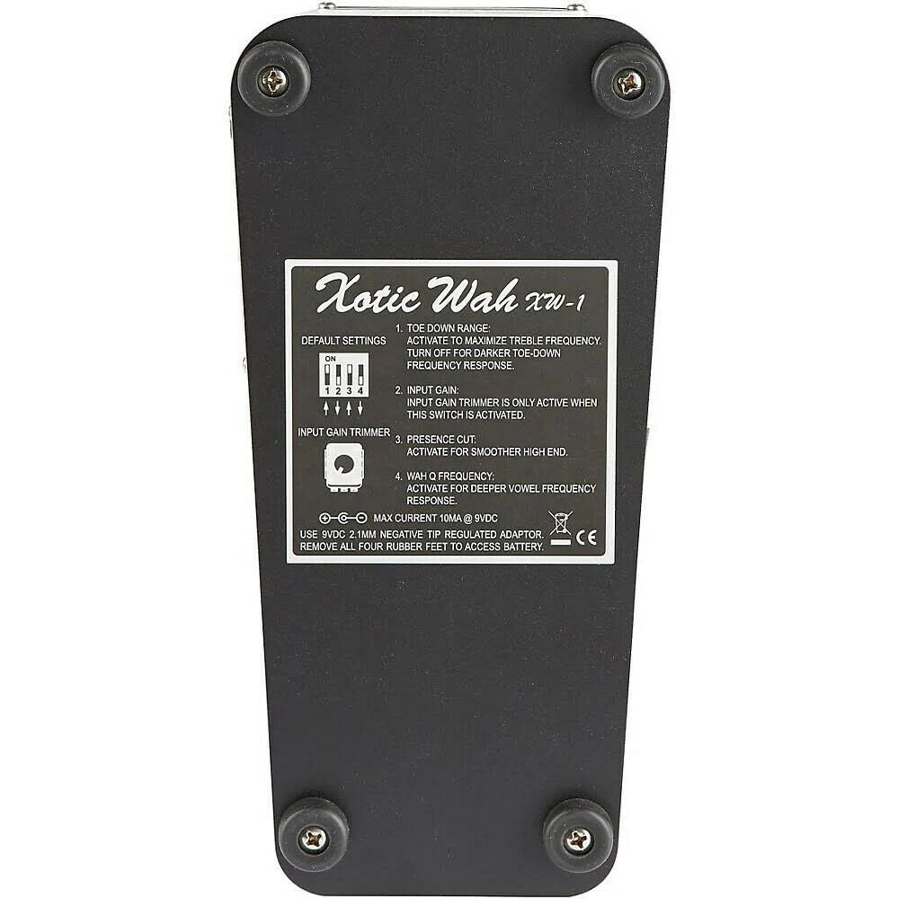 Xotic XW-1 Wah pedal full view