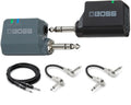 Boss WL-20L wireless system - gray receiver and black transmitter, cables