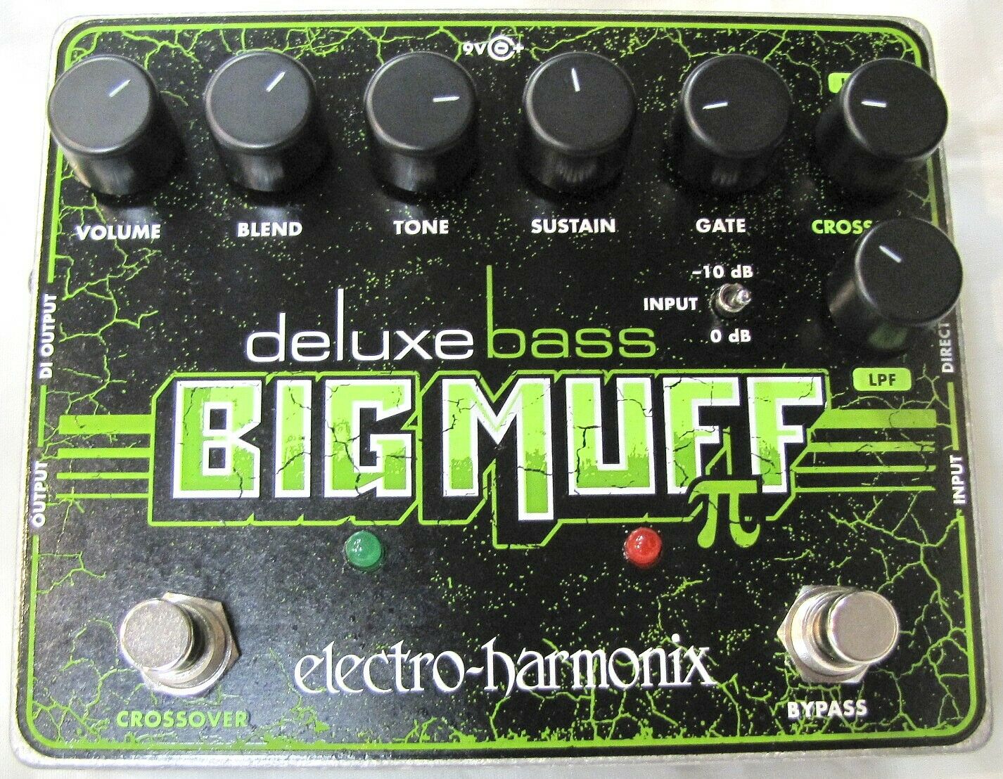 Used Electro-Harmonix Deluxe Bass Big Muff Pi Distortion Guitar Effect Pedal