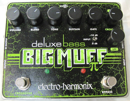 Used Electro-Harmonix Deluxe Bass Big Muff Pi distortion pedal front