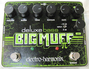 Used Electro-Harmonix Deluxe Bass Big Muff Pi Distortion Guitar Effect Pedal