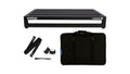 Pedaltrain Classic 3 pedal board — black frame with soft case, strap and hook-and-loop
