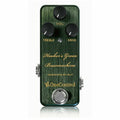 New One Control Hooker's Green Bass Machine overdrive bass guitar effects pedal, green aluminum enclosure