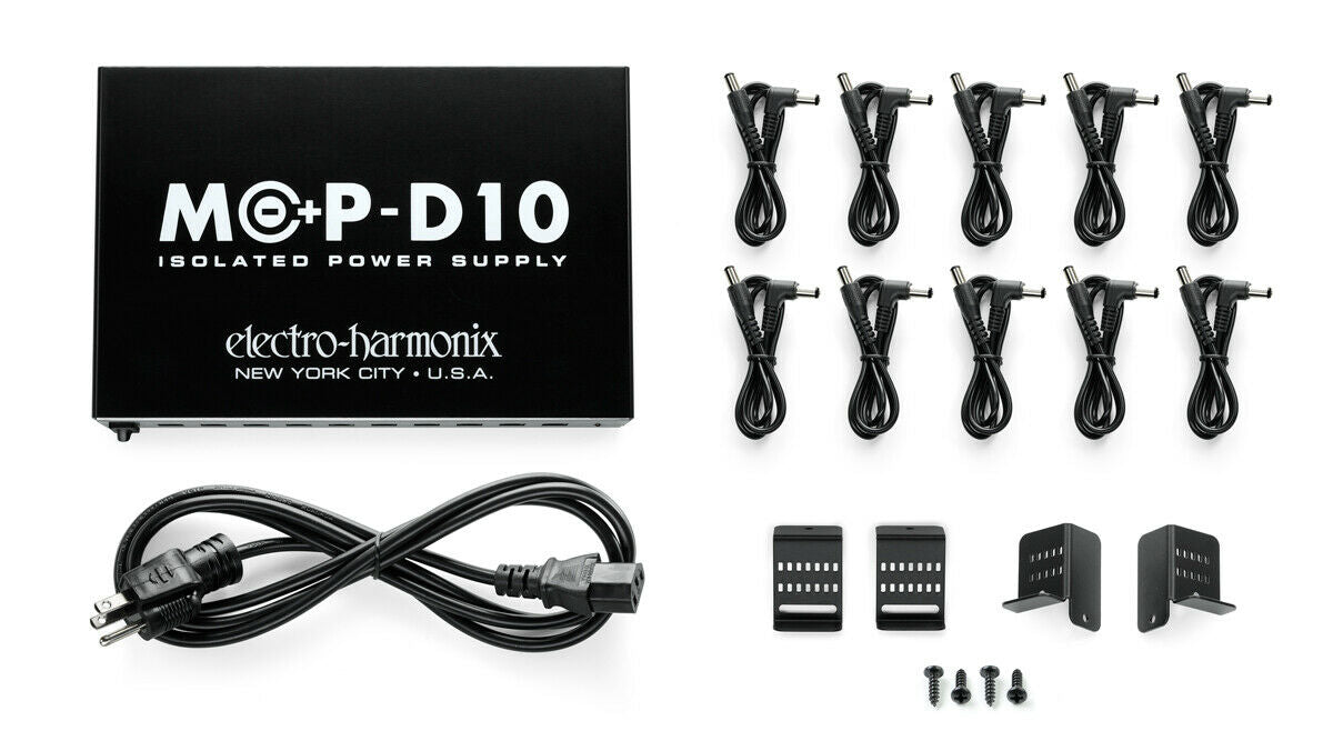 New Electro-Harmonix EHX MOP-D10 Isolated Guitar Effects Pedal Power Supply