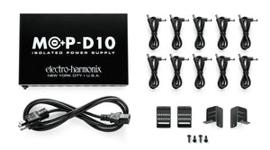 New Electro-Harmonix EHX MOP-D10 Isolated Guitar Effects Pedal Power Supply