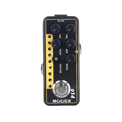 Mooer Taxidea Taxus 014 micro preamp pedal side view