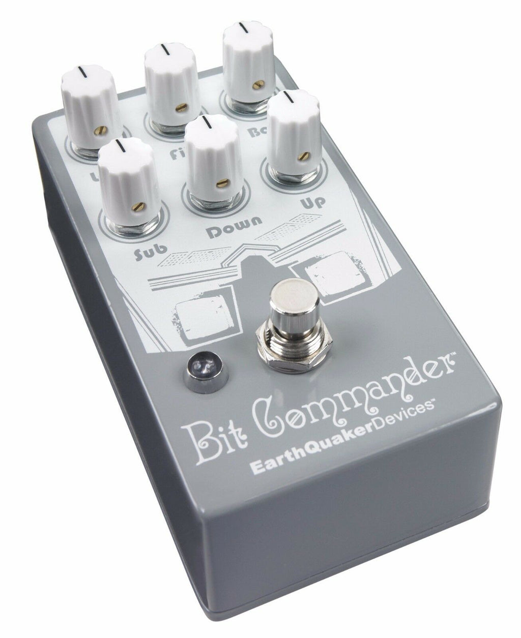 EarthQuaker Bit Commander V2 synth pedal — knobs detail