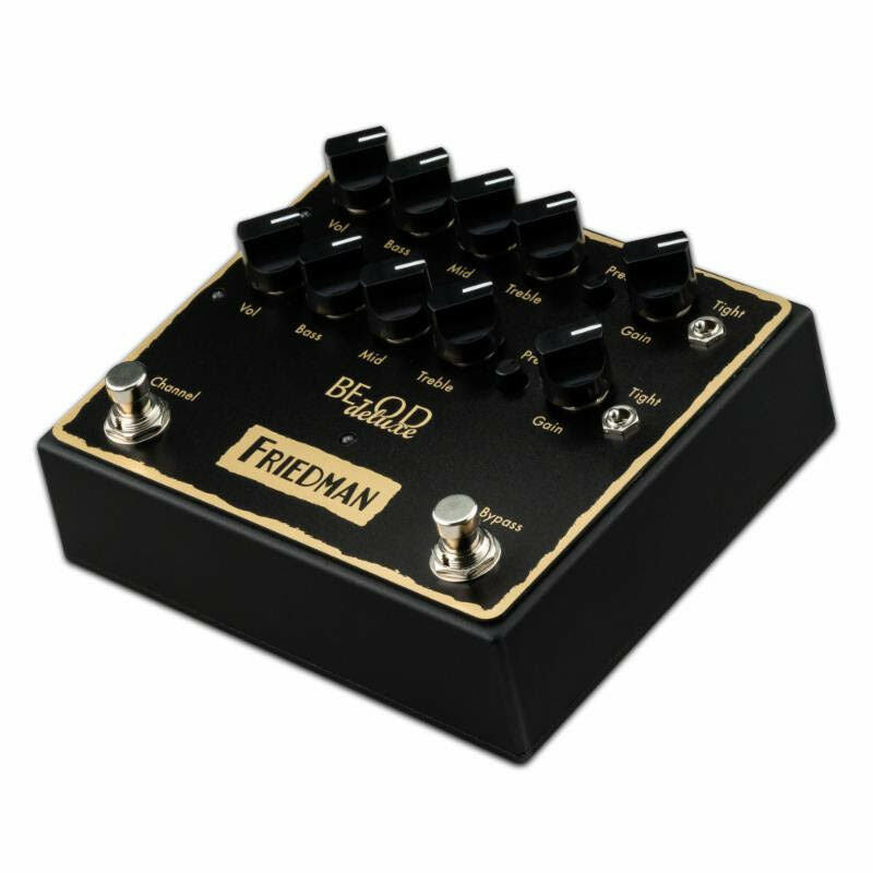 Friedman BE-OD Deluxe dual overdrive pedal side view