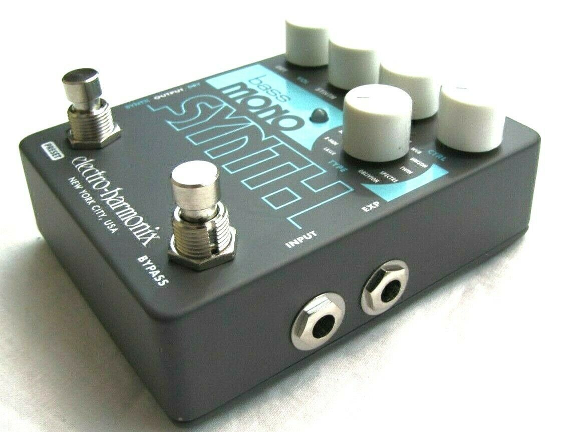 Electro-Harmonix Bass Mono Synth pedal, black, view 2