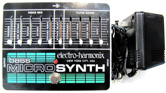 Used Electro-Harmonix EHX Bass Microsynth Analog Micro Synthesizer