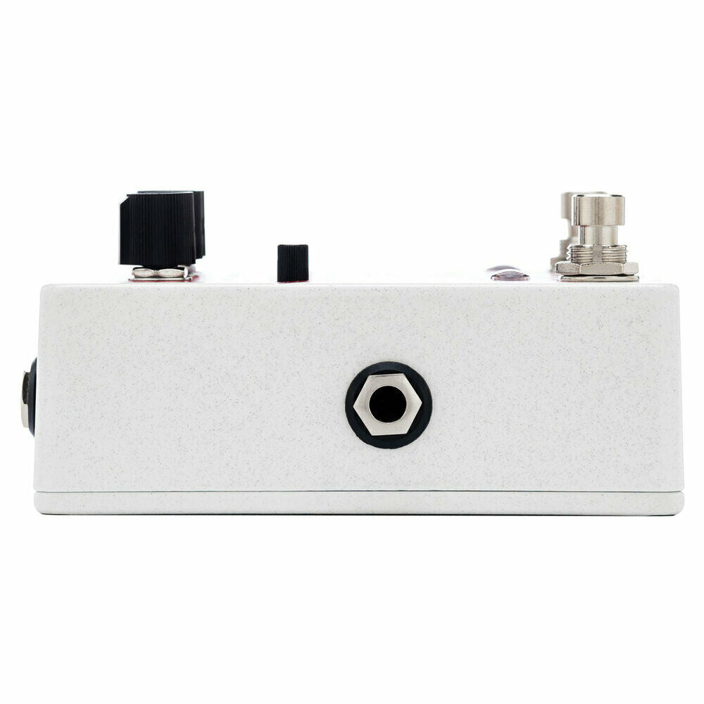 EarthQuaker Devices Astral Destiny octave reverb pedal — close-up of Preset and Mode knobs