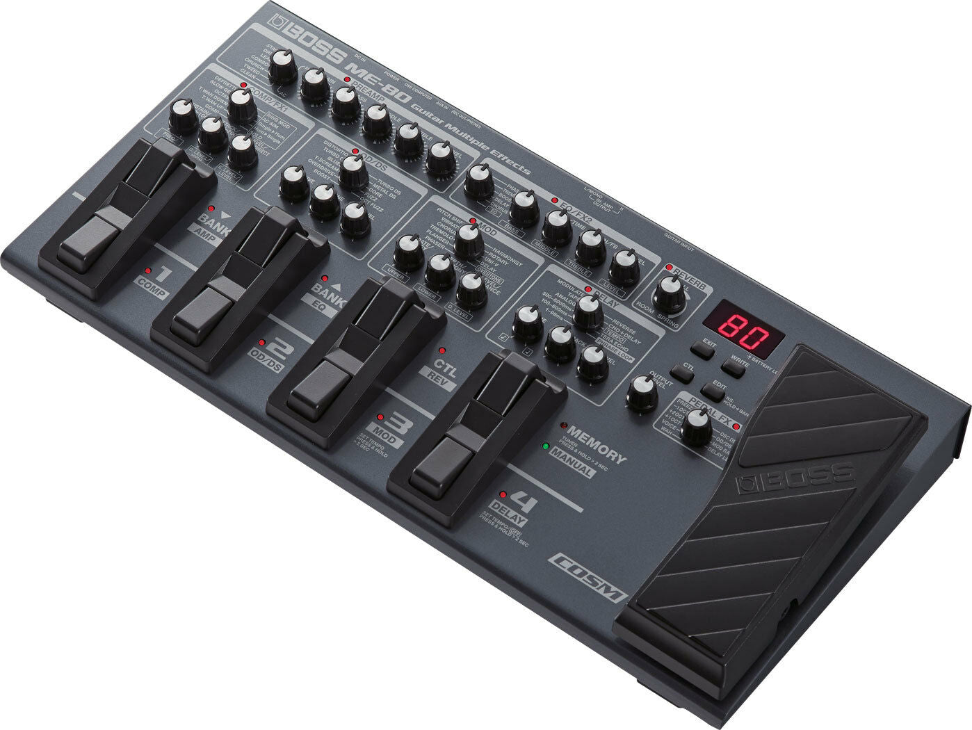 New Boss ME-80 Multi-Effects Guitar Effect Pedal