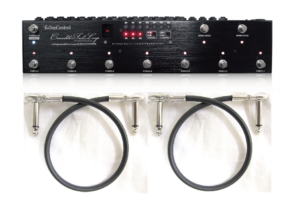New One Control Crocodile Tail Loop Guitar Effects Pedal
